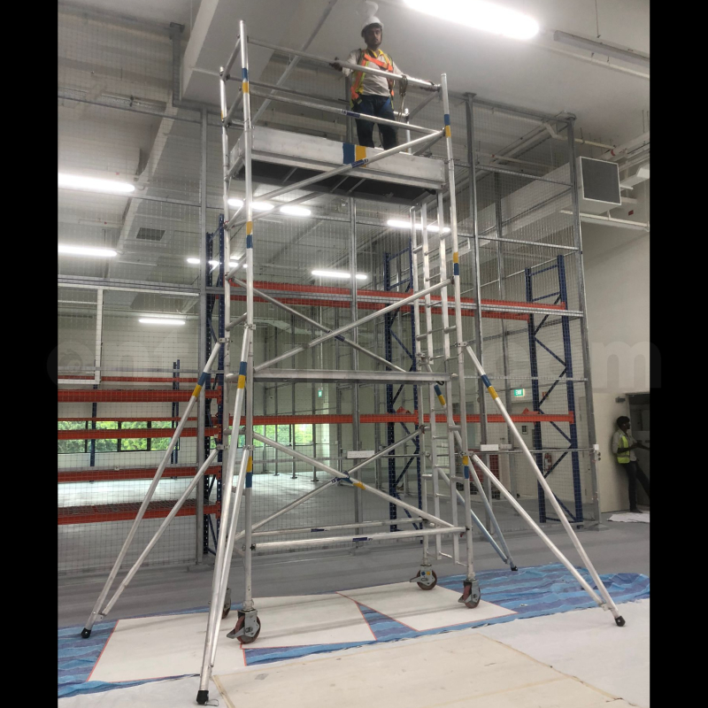 Aluminium Scaffolding Tower SINGLE WIDTH 5.0