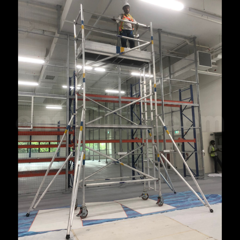 Aluminium Scaffolding Tower SINGLE WIDTH 5.5